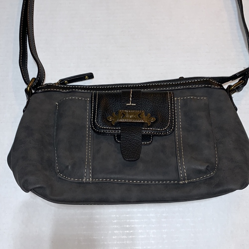 BOC Crossbody Purse Gray & Black - Picture 3 of 8